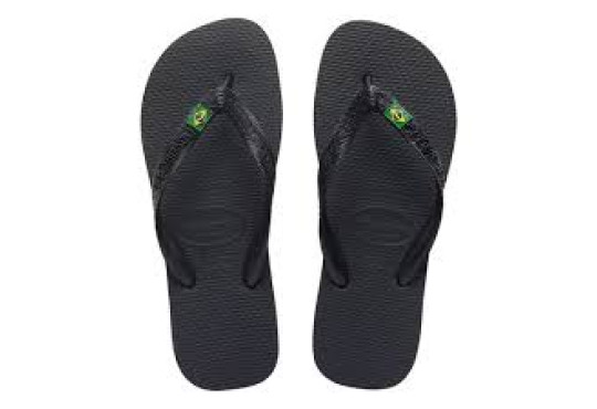 CHIN. HAVAIANA BRASIL 45X46 PRETO
