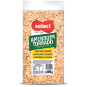 AMENDOIM SELECT TORRADO METADES EMB A VÁCUO S/ SAL 1.005GR