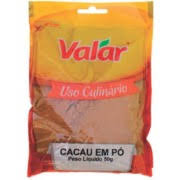 COND. VALAR CACAU EM PÓ PACOTE 12x50GR