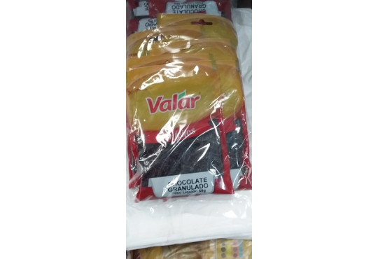COND.VALAR CHOC. GRANULADO LEITE PACOTE 12X50GR