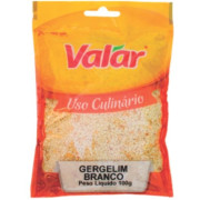 COND. VALAR GERGELIM BRANCO PACOTE 12x100GR