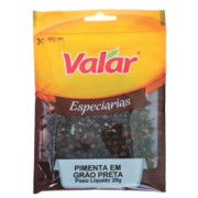 COND. VALAR PIMENTA EM GRÃO PRETA PACOTE 12x20GR