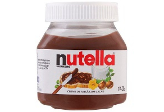 DOCE CREME AVELA NUTELLA PEQ. 140GR FERRERO