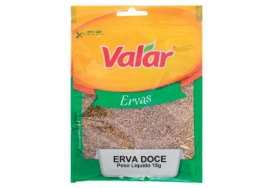 COND. VALAR ERVA DOCE PACOTE 12x15GR