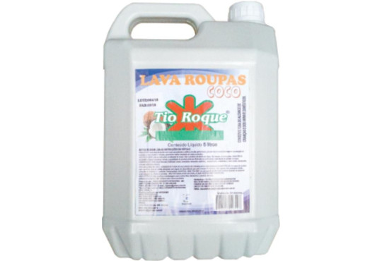 SABÃO LIQUIDO COCO TIO ROQUE GALÃO 5LT