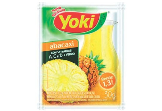 REFRESCO PÓ YOKI ABACAXI C/15X30GR