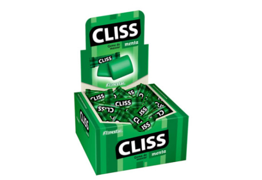 CHICLE CLISS MENTA C/100 FLORESTAL