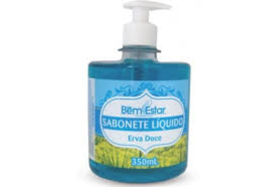 SABONETE /LIQ. BEM ESTAR ERVA DOCE C/ VALVULA 350ML