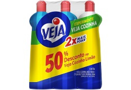 DESENG.VEJA KIT C/3X500ML " 3 MULTI USO ORIGINAL "