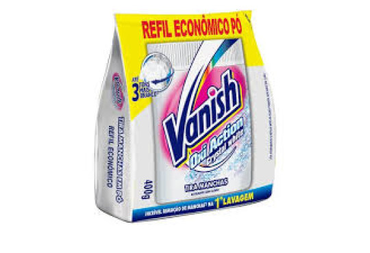 LIMPADOR VANISH " PO " PODER O2 # SACHE # BRANCO " 400GR "