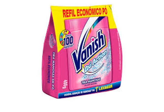 LIMPADOR VANISH " PO " PODER O2 # SACHE # ROSA " 400GR "