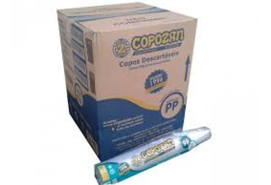 COPO PLASTICO COPOZAN 500ML C/50 TRANSP. PP-500