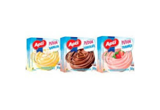 PO P/PUDIM APTI PACOTE SORTIDO 5X40GR ENVELOPE