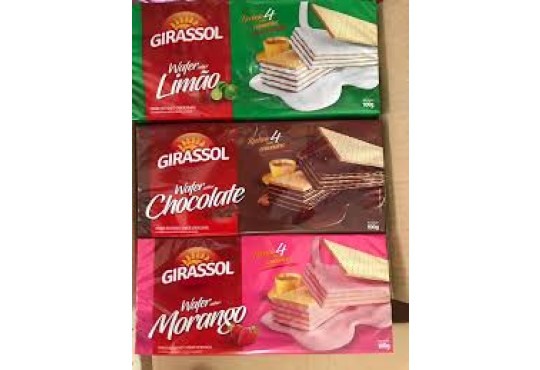 LANCHE WAFER GIRASSOL CHOCOLATE 60GR