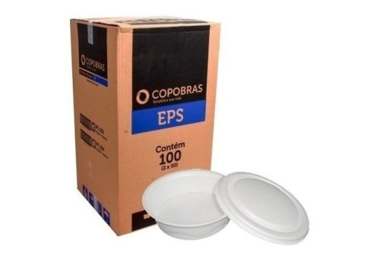 MARMITEX/ ISOPOR COPOBRAS " 750ML " C/TAMPA C/100 PT-102