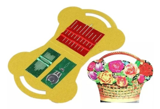 AGULHA DE CESTA GAROTA C/12 X 20