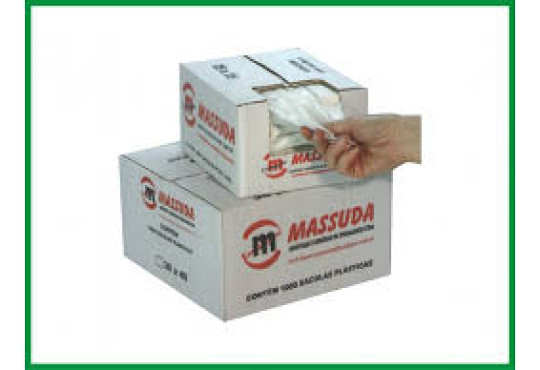 SACOLA PLAST. MASSUDA 25X35 C/1000 CAIXA OXIBIODEGRADAVEL