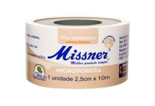FITA MICROPORE ISACARE BEGE 2.5CMX4.5MT