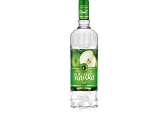 LT. VODKA RAYSKA " APPLE " VIDRO 1LT FANTE MACA