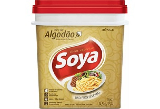 OLEO DE ALGODAO SOYA BALDE 14.5KG BUNGE