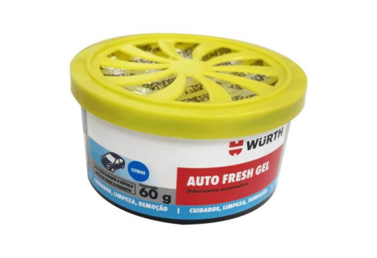 ODORIZADOR WURTH AUTO CITRUS GEL 60GR UNIDADE