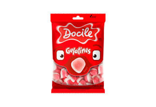 CONF.DOCILE GELATINA BEIJO 250GR