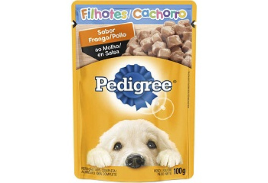 RACAO SACHE PEDIGREE FRANGO FILHOTE C/18X100GR