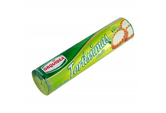 BISCOITO RECHEADO ORQUIDEA TORTISSIMAS LIMAO 130GR UNIDADE