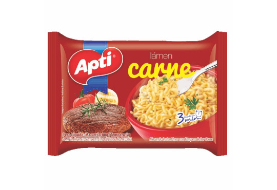 MASSA. LAMEN APTI INSTANTANEO CARNE 70GR