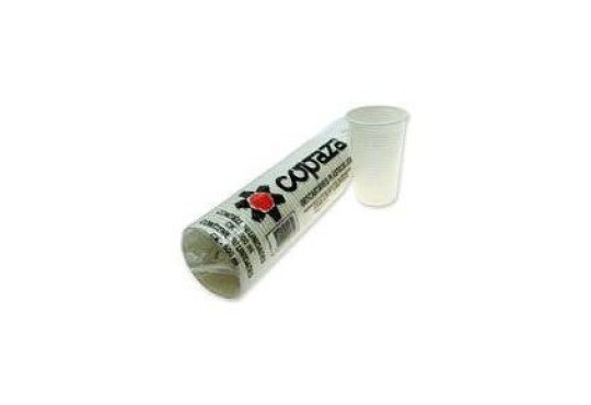 COPO PLASTICO COPOZAN 80ML C/100 BRANCO C-080