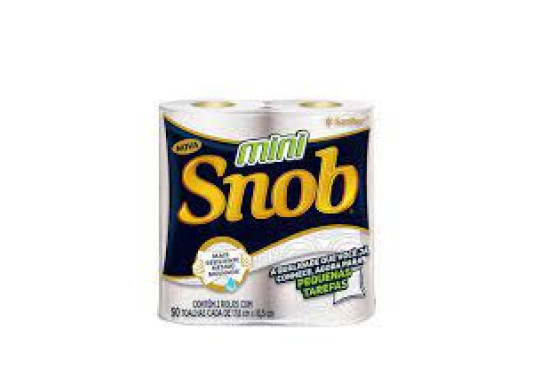 PAPEL TOALHA/ ROLO SNOB " DECORADA " C/2 ROLO 60FLOHAS