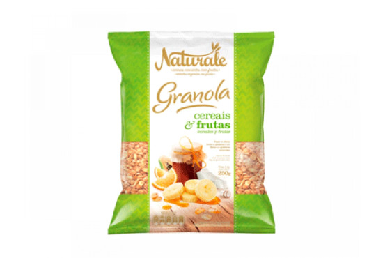 NATURALE GRANOLA CEREAIS E FRUTAS " 250GR " PEQ.