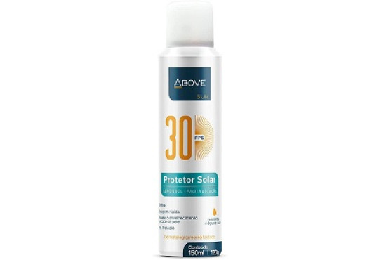 PROTETOR SOLAR ABOVE AEROSOL " FATOR 30 " 150ML BASTON