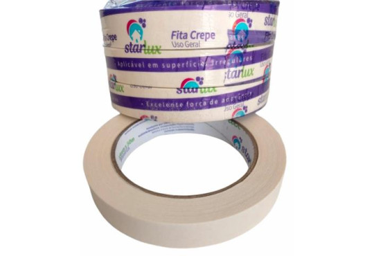 FITA CREPE STARLUX 18MMX50MT UNIDADE