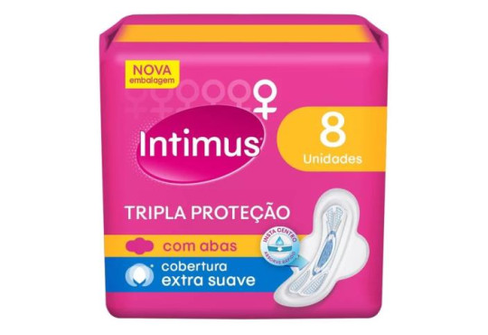 ABS. INTIMUS GEL C/ABAS SUAVE C/8 UNIDADES