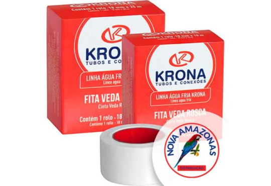 FITA VEDA ROSCA KRONA 18MMX10MT REF-323