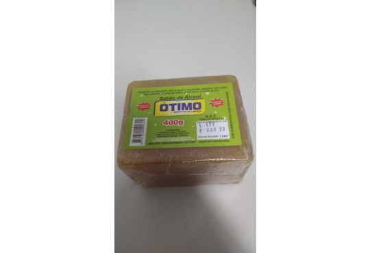 SABAO BARRA OTIMO ## ALCOOL ##  400GR UNIDADE