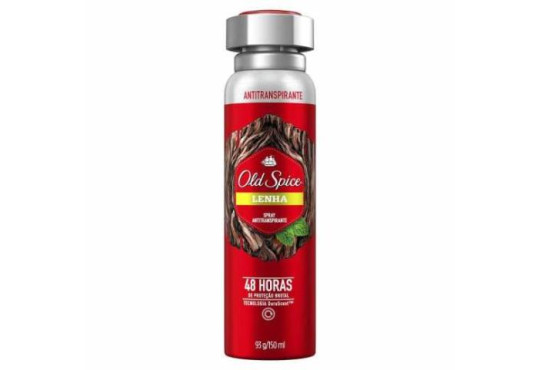 DESODORANTE OLD SPICE AEROSOL LENHA/AMADEIRADO 150ML MASCULINO