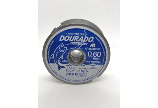 LINHA PESCA DOURADO 0,60 100MT UNIDADE