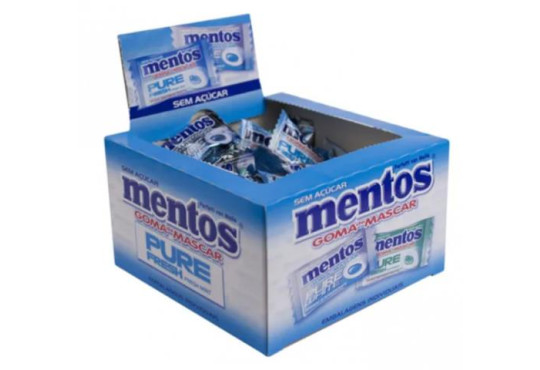 CHICLE MENTOS GOMA DE MASCAR SORTIDA C/60