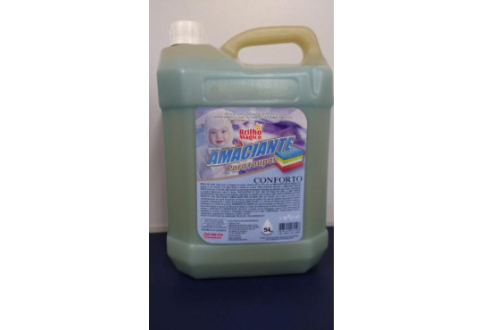 AMACIANTE BRILHO MAGICO CONFORTO AZUL 5LT GALAO