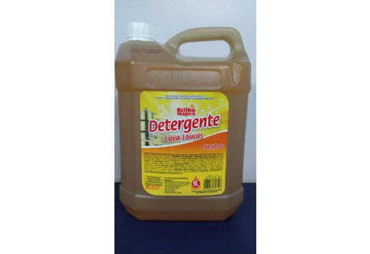 DETERG. LIQ. BRILHO MAGICO NEUTRO 5LT GALAO
