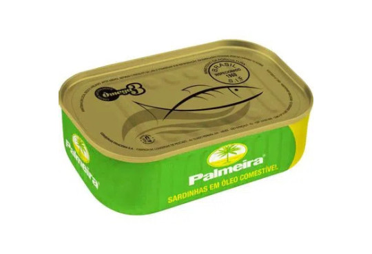 SARDINHA PALMEIRA OLEO 125GR ABRE FACIL