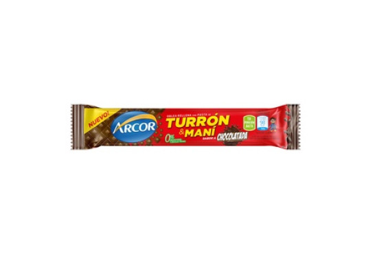 LANCHE TORRONE ARCOR # CHOCOLATE # 50X25G