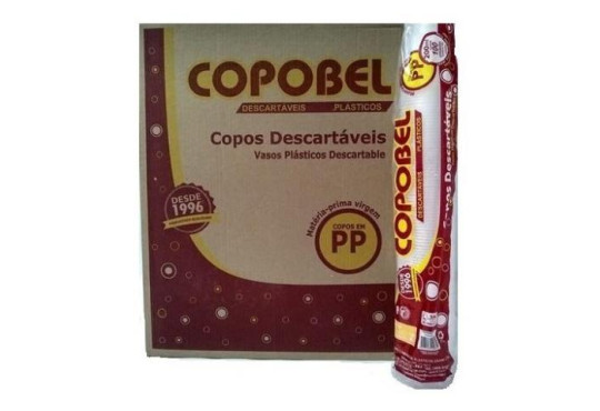 COPO PLASTICO COPOBEL PP 180ML CRISTAL C/100 COPOZAN