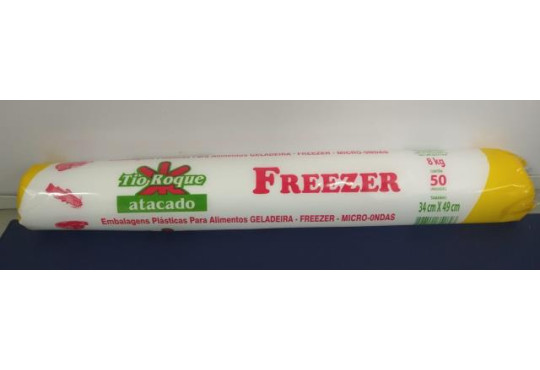 BOBINA PLAST. P/FREEZER TIO ROQUE 8KG 34X49 C/50