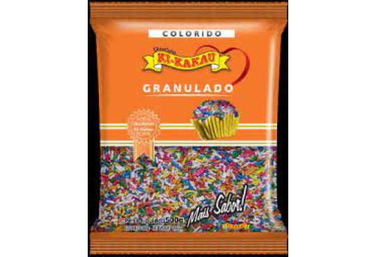 COND.CHOC.GRANULADO KIKAKAU COLORIDO 500GR