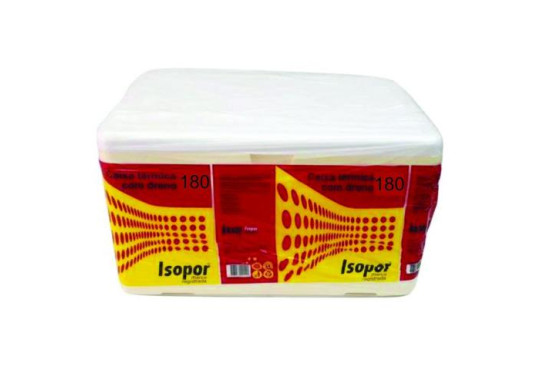 CAIXA TERMICA " KNAUF " ISOPOR 180LT C/ DRENO