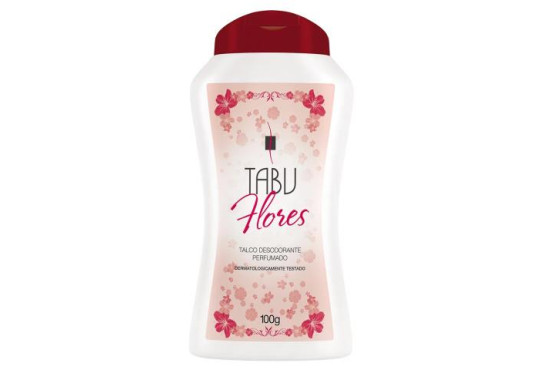 TALCO PERFUMADO TABU FLORES PO 100GR