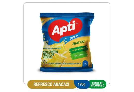 REFRESCO PO APTI FAMILIA ABACAXI 170GR